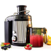 Olsenmark 400W Juicer with 75mm Wide Mouth & Stainless Steel Body – Dual Speed, 1.3L Pulp Container