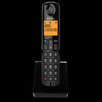Alcatel S280 Digital Cordless Telephone with Call Block & Hands-Free, Black
