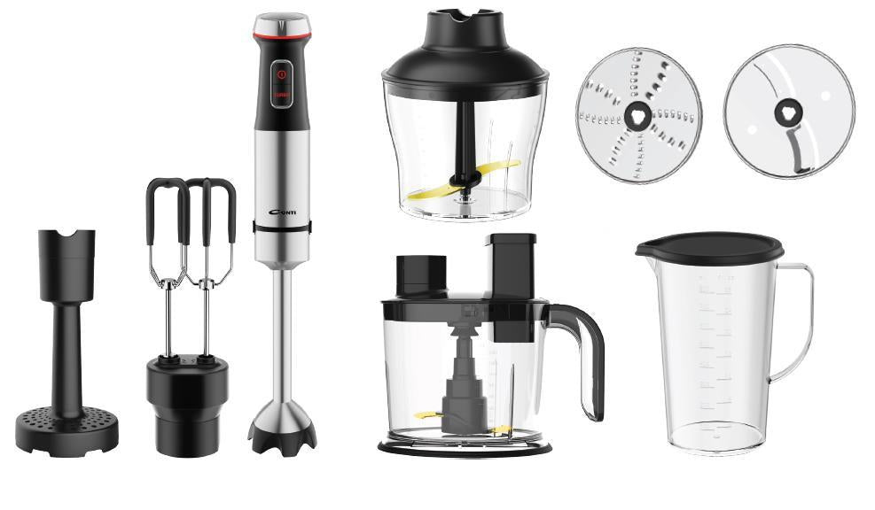 خلاط Conti HB15003 1500W طقم كامل مع محضرة طعام
