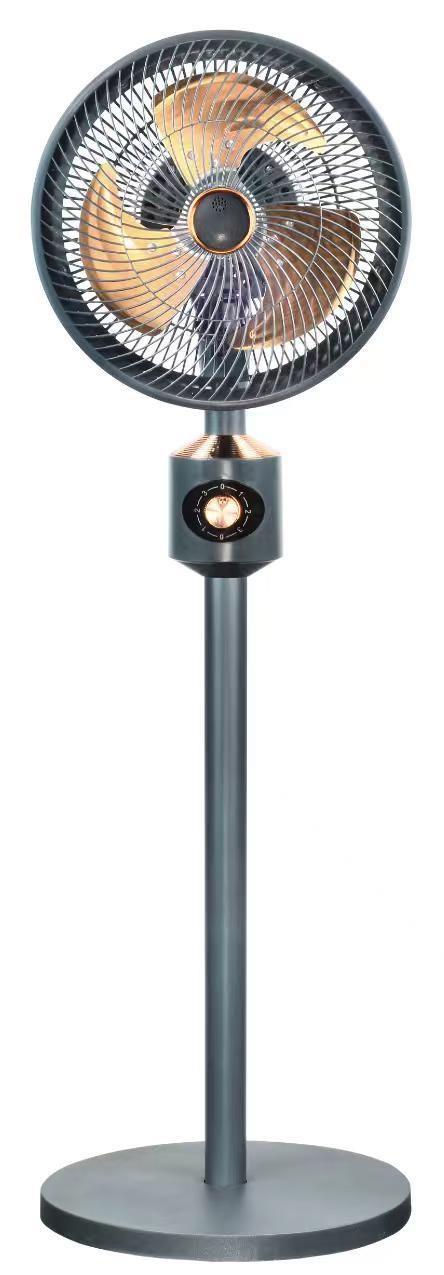 Conti 12-Inch Stand Fan SF12006 GG – 65W Copper Motor, 3 Copper Blades, 5 Speeds & Timer