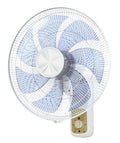 Conti 18-Inch Wall Fan, 7 Blades, 3 Speeds, Remote Control, White – WF 18004 WH R