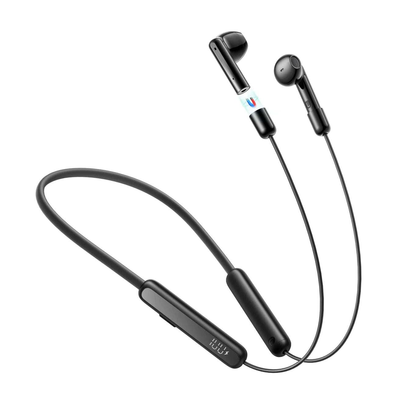 Joyroom JR-DS1 Magnetic True Wireless Neckband Headphones-Black