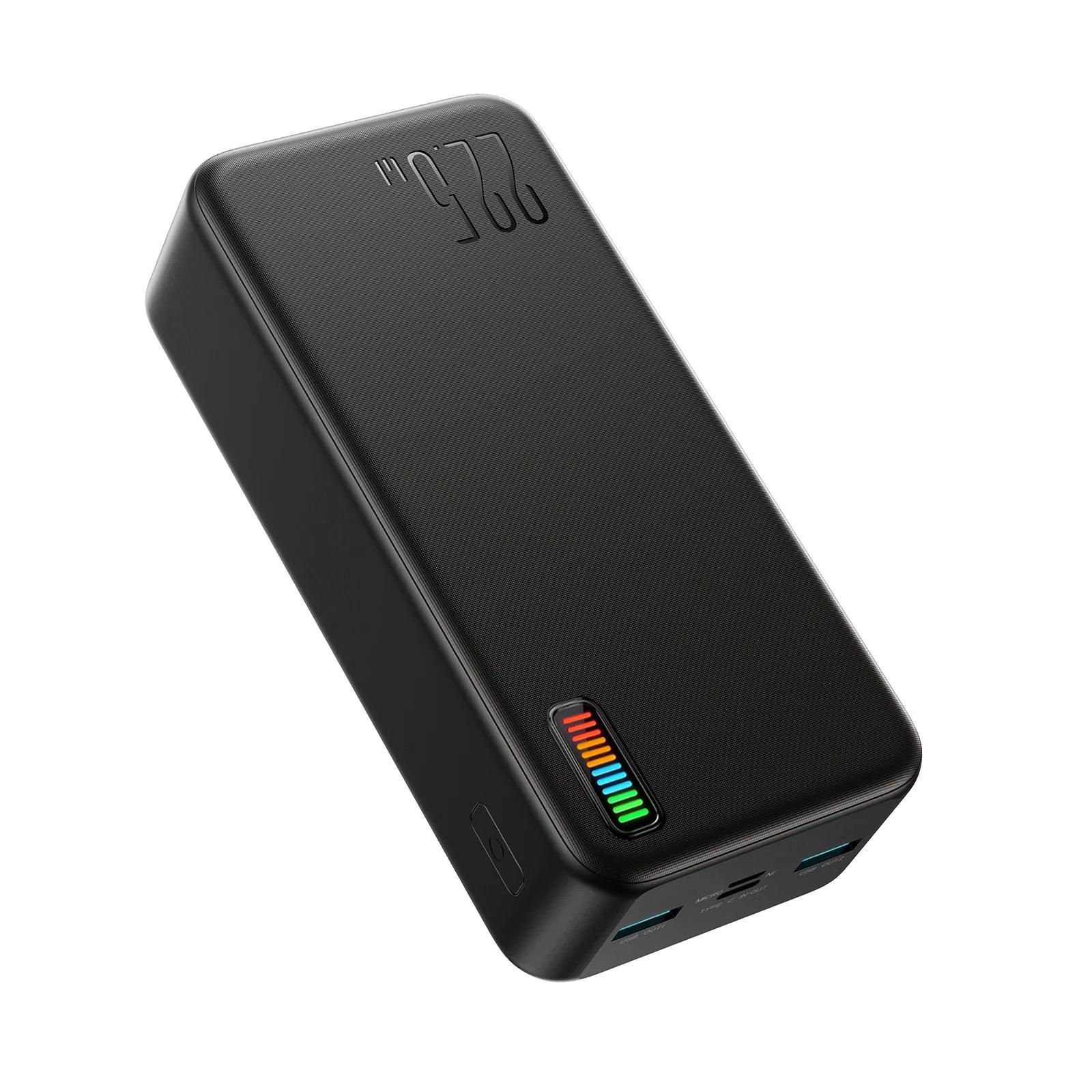 "JR-QP195 Power Bank 20000mAh with 22.5W Fast Charging - Black