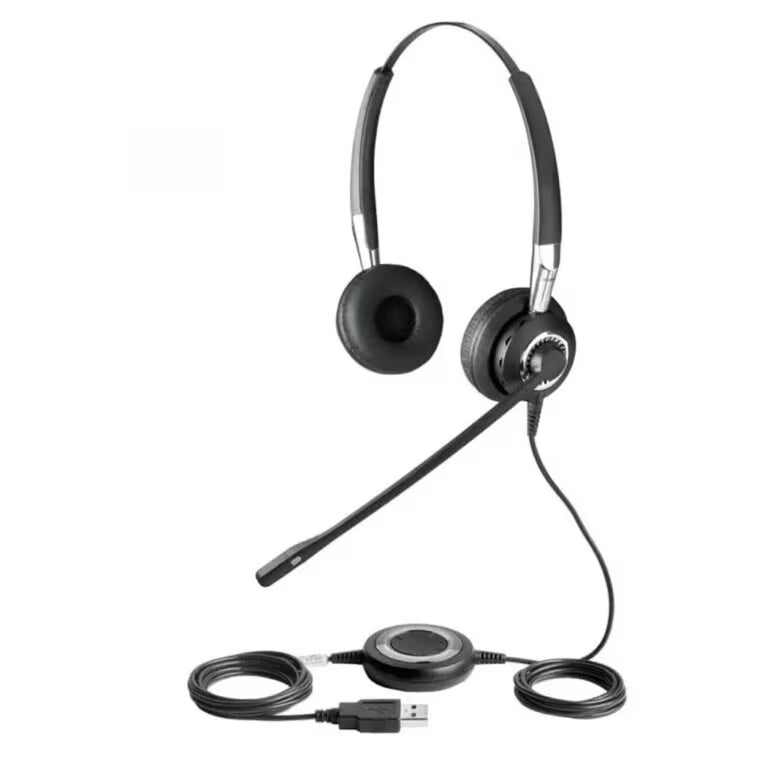 سماعة Jabra Biz 2400 II Duo USB – ميكروفون عازل للضوضاء
