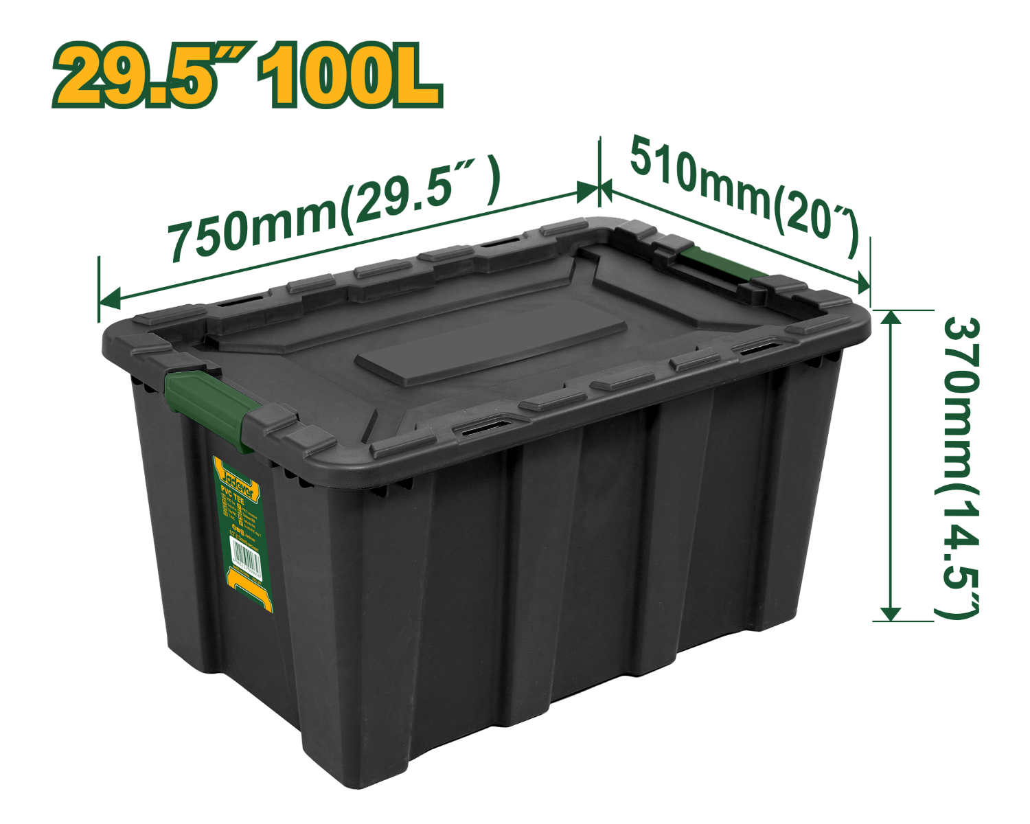 Jadever 100L Storage Box Durable & Stylish Organizer Jadever 100L Storage Box Durable & Stylish Organizer
