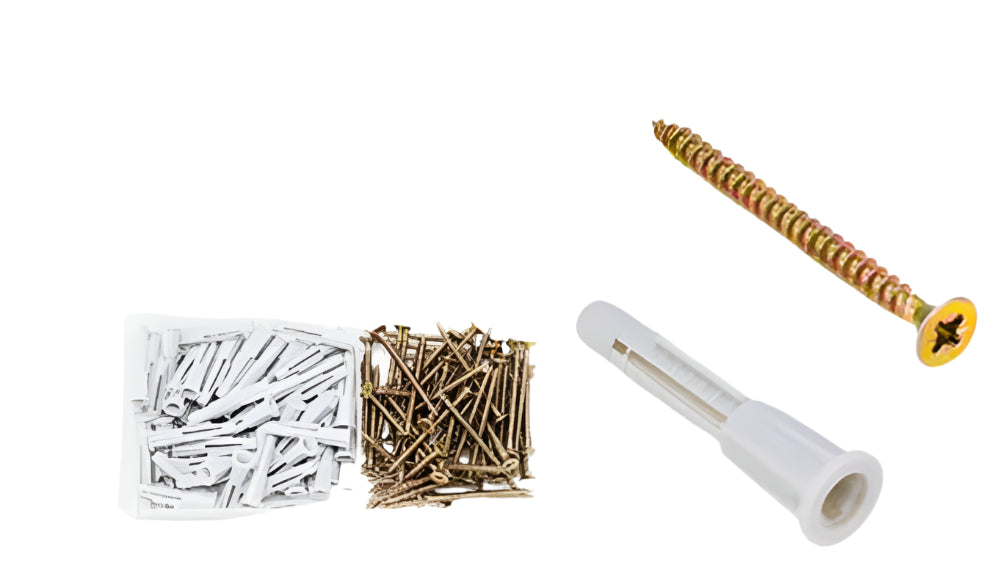 Jadever 120 Piece Screw and Wedge Set Versatile & Durable