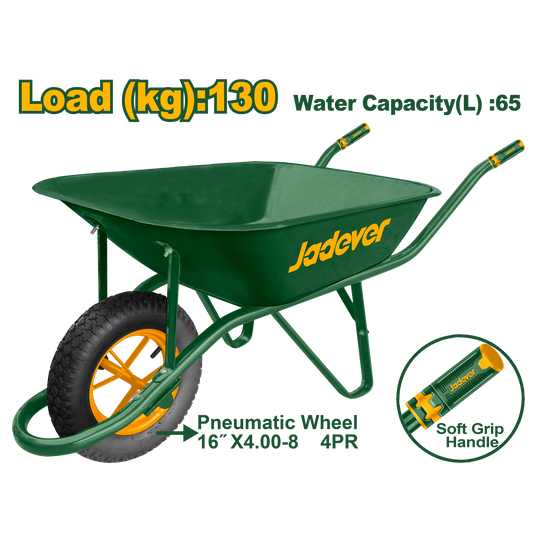 Jadever 130kg Concrete Cart Durable & Efficient