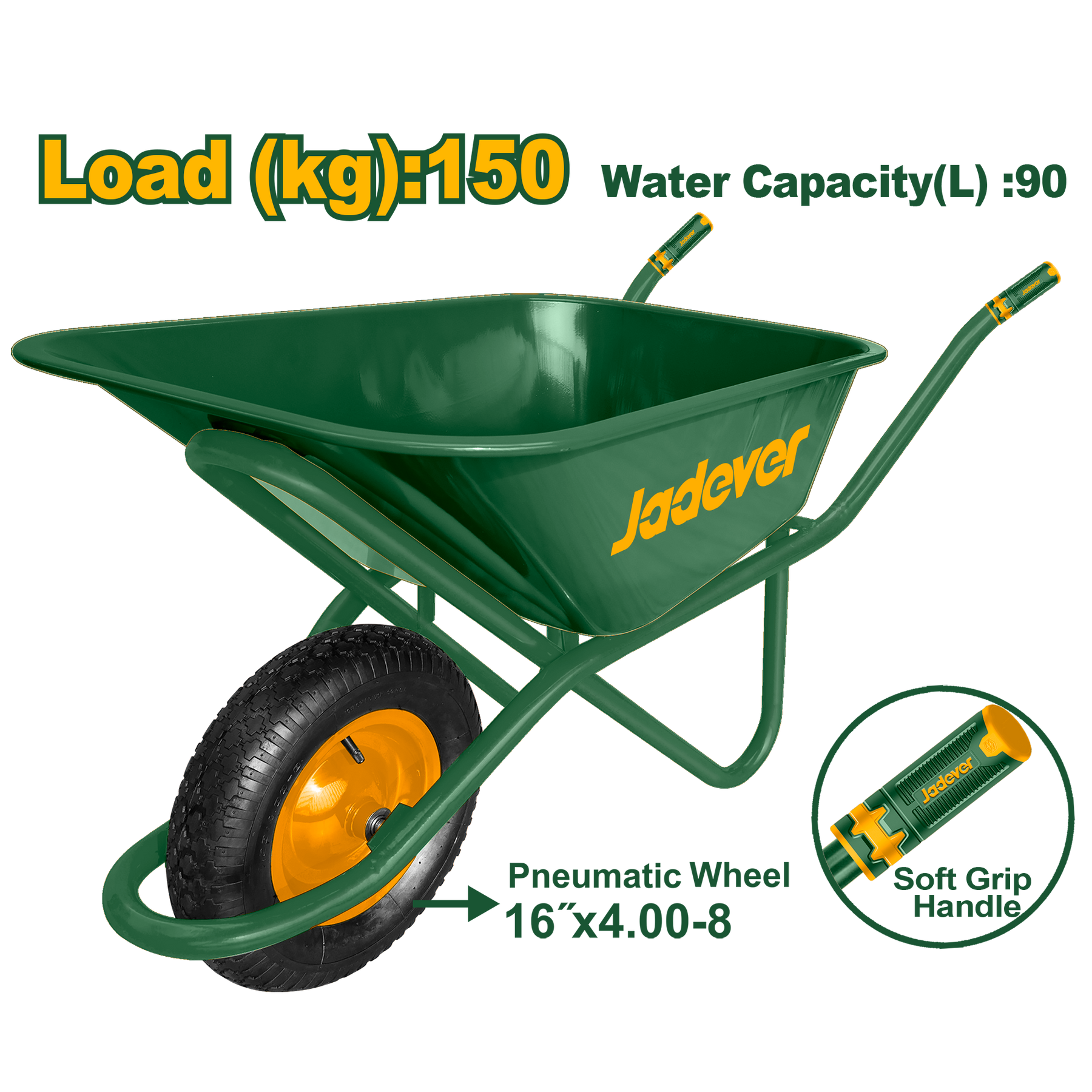 Jadever 150kg Concrete Cart Durable & Efficient Jadever 150kg Concrete Cart Durable & Efficient