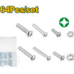 Jadever 164 piece Fine Thread Screw Set Versatile & Durable 