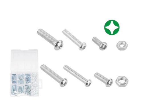 Jadever 164 piece Fine Thread Screw Set Versatile & Durable - Silver Jadever 164 piece Fine Thread Screw Set Versatile & Durable - Silver