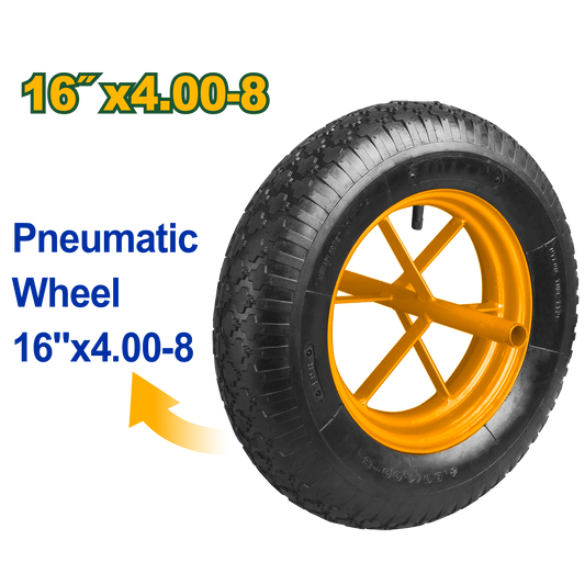 Jadever 16" Concrete Cart Wheel Durable & Stable