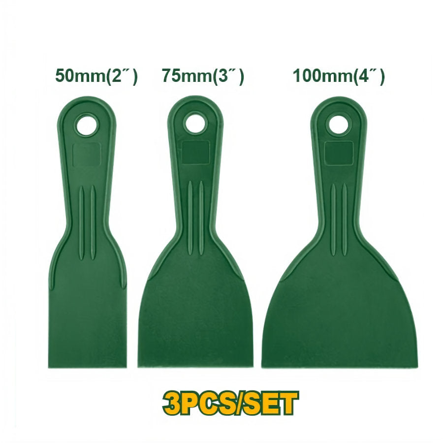 Jadever 3-Piece Plastic Scraper Set Durable & Versatile