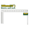 Jadever 30cm Aluminum Marking Square Precision & Durability - Silver