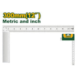 Jadever 30cm Aluminum Marking Square Precision & Durability - Silver