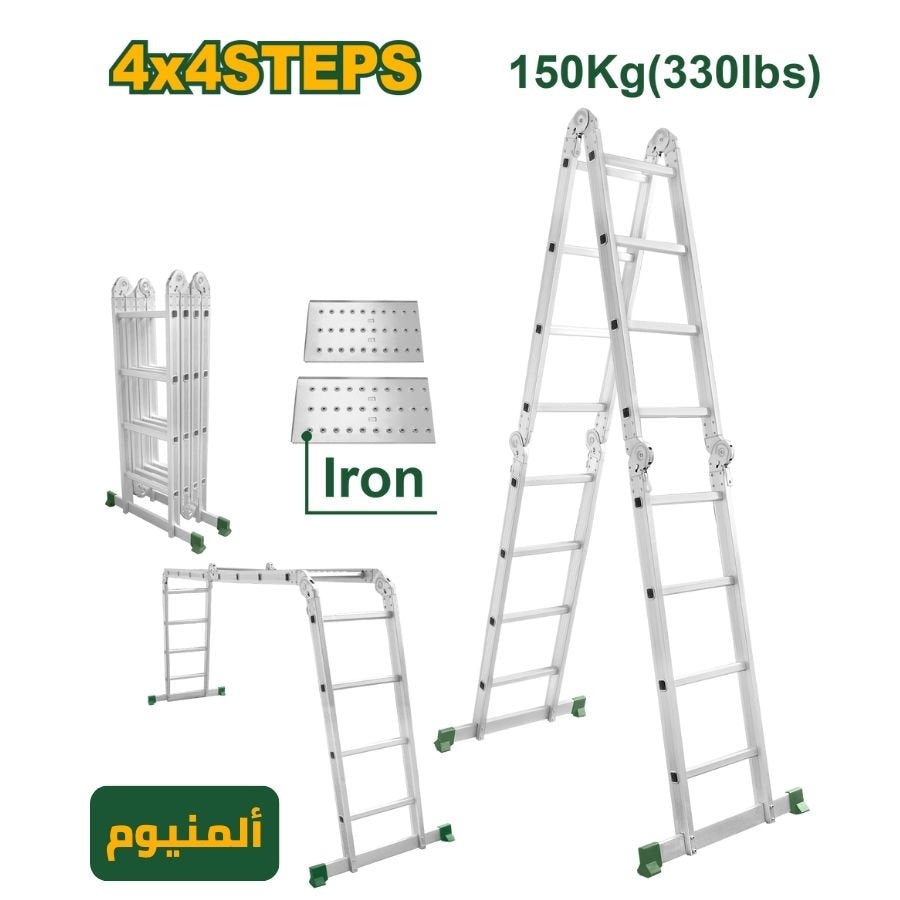 Jadever 4.4m Multi-Purpose Ladder Durable & Versatile