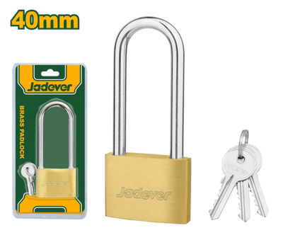 Jadever 40mm Long Shackle Lock Secure & Durable