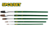Jadever 5-Piece Paint Brush Set High Quality & Precision