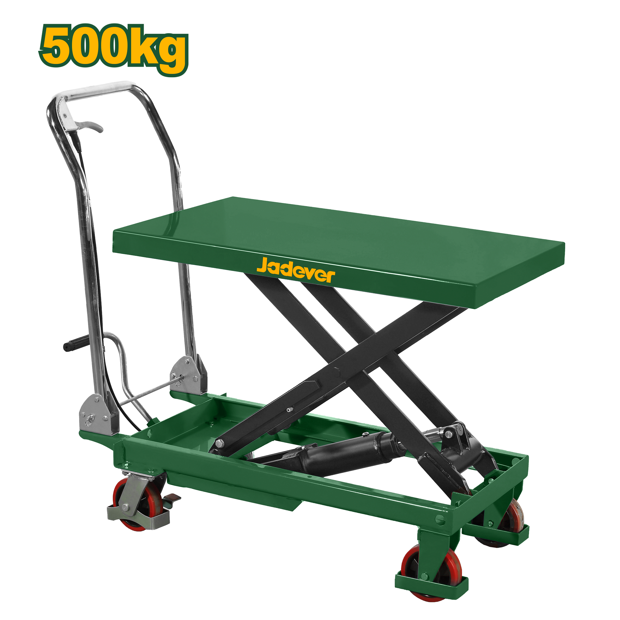 Jadever 500kg Hydraulic Lift Table Sturdy & Adjustable