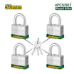 Jadever 50mm Master Lock Set 4pcs High Security