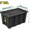 Jadever 55L Storage Box Durable & Stylish Organizer