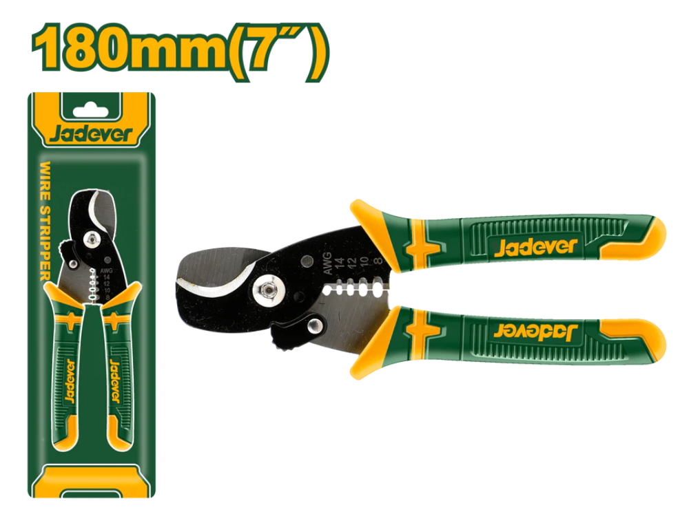 Jadever 7" Cable Cutter & Stripper Precision & Durability