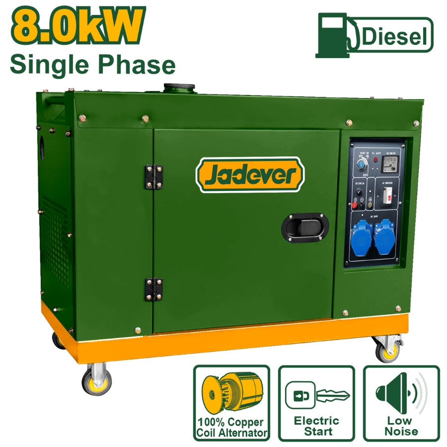 Jadever 8kW Silent Diesel Generator from Powerful & Quiet Jadever 8kW Silent Diesel Generator from Powerful & Quiet
