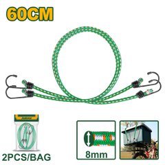 Jadever Bungee Cord 60cm 2 Pack Strong & Flexible Tie Down