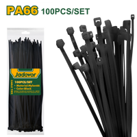 Jadever Cable Ties 400×7.2mm 100 Pack