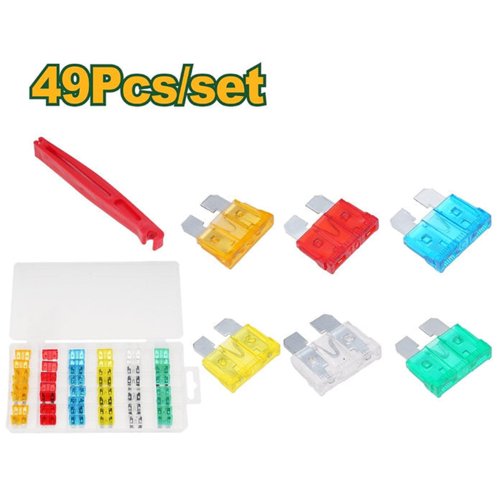 Jadever Car Fuse Kit 49 Pieces Assorted Sizes Jadever Car Fuse Kit 49 Pieces Assorted Sizes