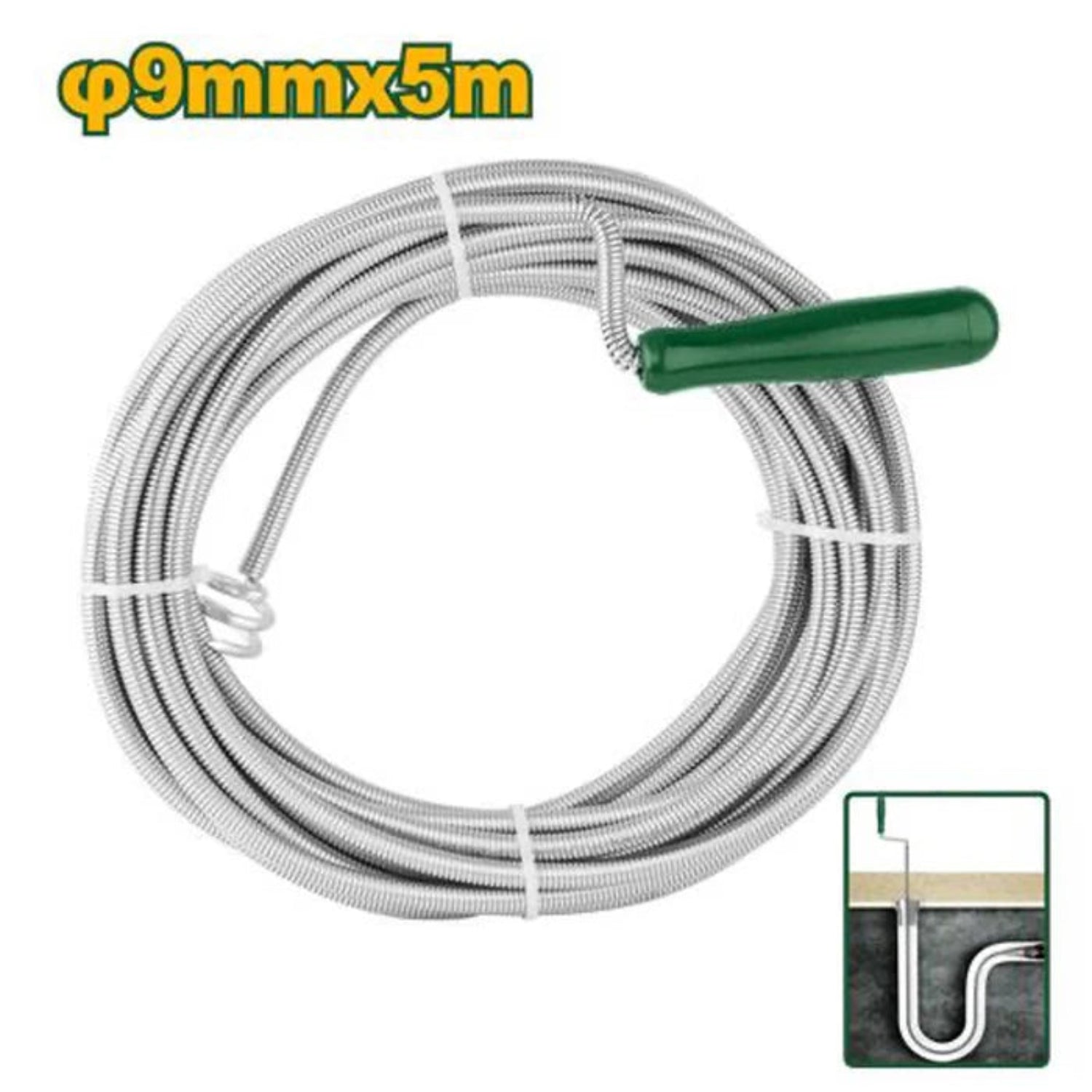 Jadever 5m Drain Cleaner Durable & Efficient Tool Jadever 5m Drain Cleaner Durable & Efficient Tool