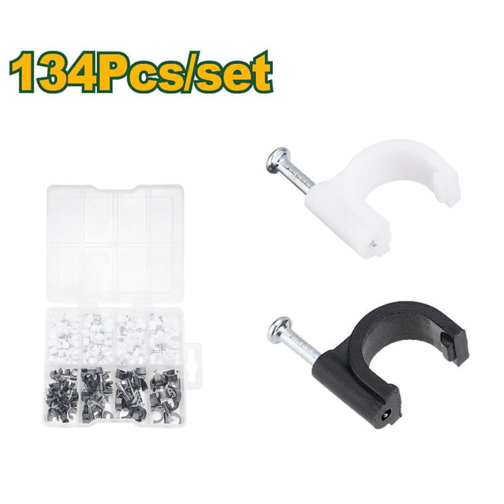 Jadever Electrical Clamp Set 134 Pieces Durable & Versatile Jadever Electrical Clamp Set 134 Pieces Durable & Versatile