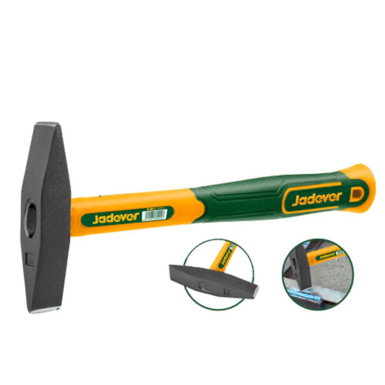 Jadever Fiber Handle Heat Hammer 500 grams for Precision Jadever Fiber Handle Heat Hammer 500 grams for Precision