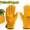 Jadever Heavy-Duty Leather Gloves Durable & Protective