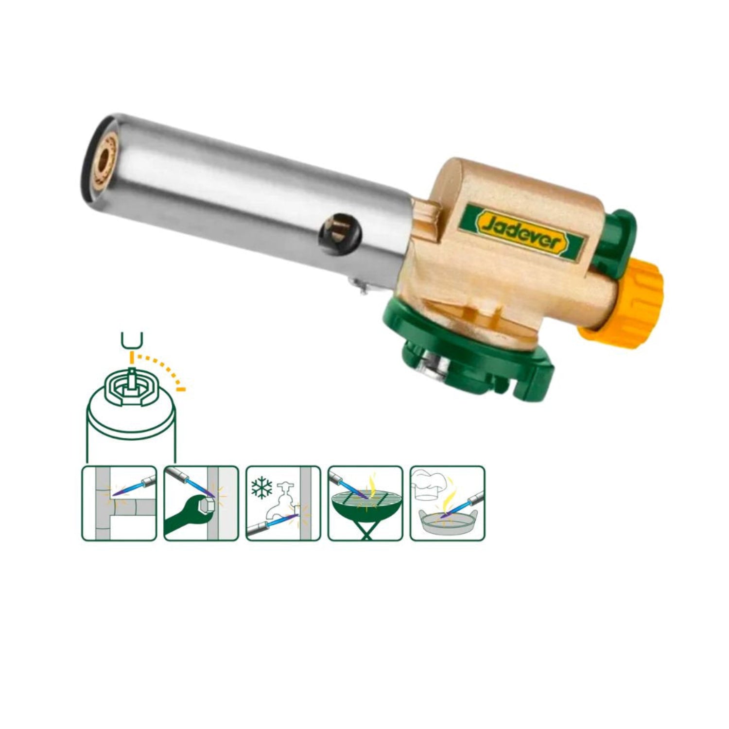 Jadever Heavy Duty Copper Gas Torch Power & Safety Jadever Heavy Duty Copper Gas Torch Power & Safety