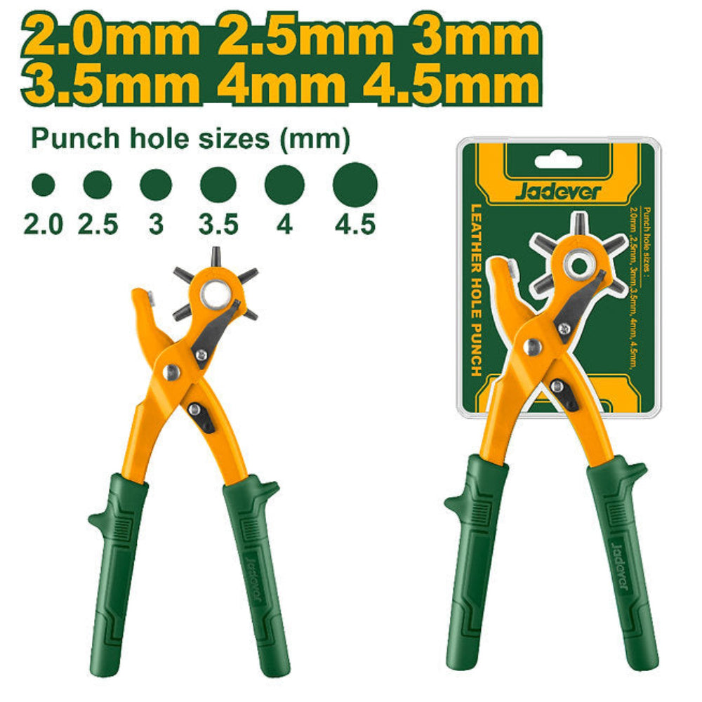Jadever Multi Size Leather Hole Punch Precision & Durability Jadever Multi Size Leather Hole Punch Precision & Durability