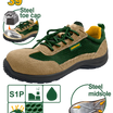 Jadever Suede Safety Shoes Size 39 Durable & Protective
