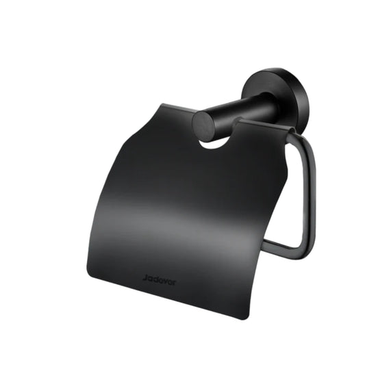 Jadever Toilet Paper Holder Stylish & Durable - Black 