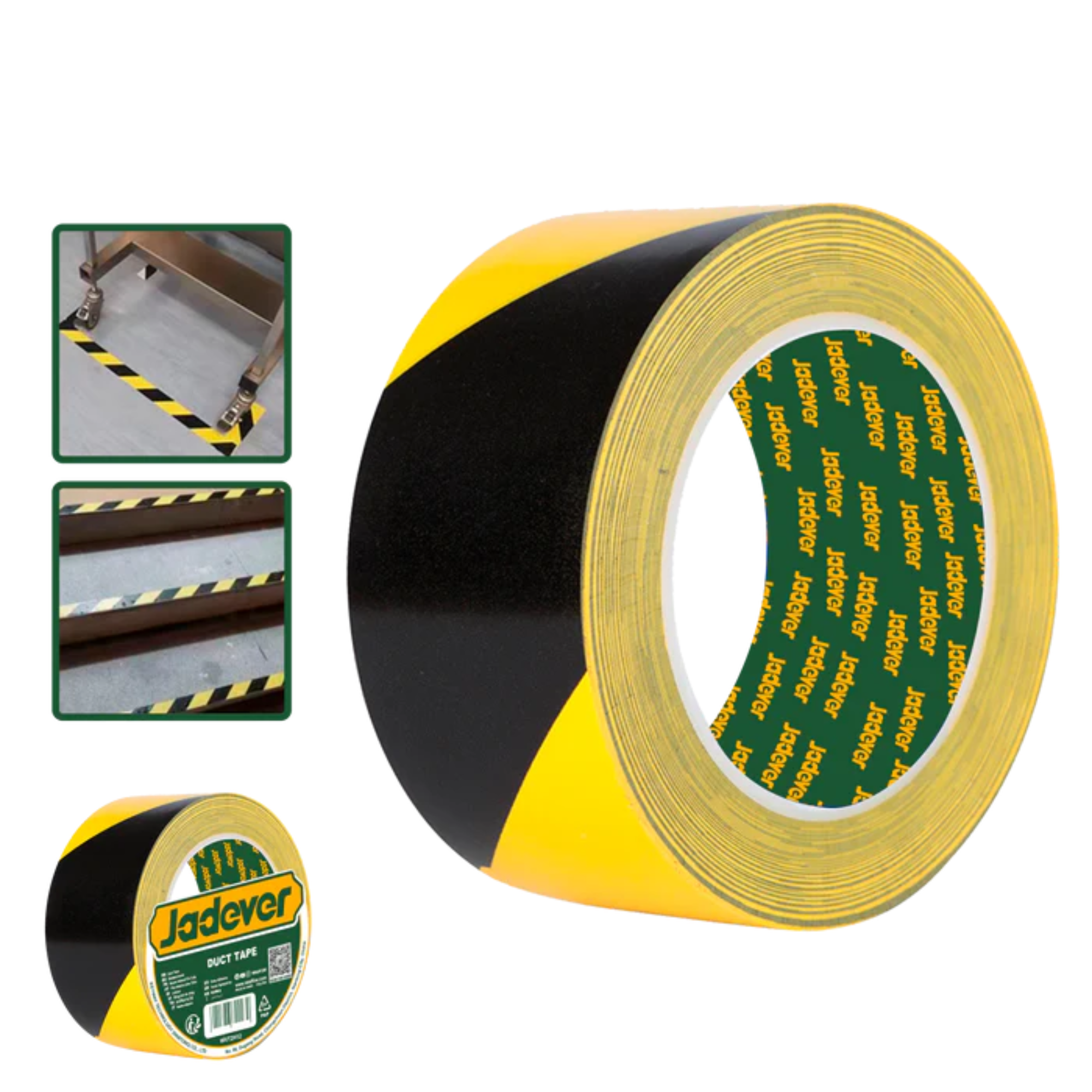 Jadever Yellow-Black Caution Tape 30m Durable & Versatile