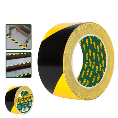 Jadever Yellow-Black Caution Tape 30m Durable & Versatile