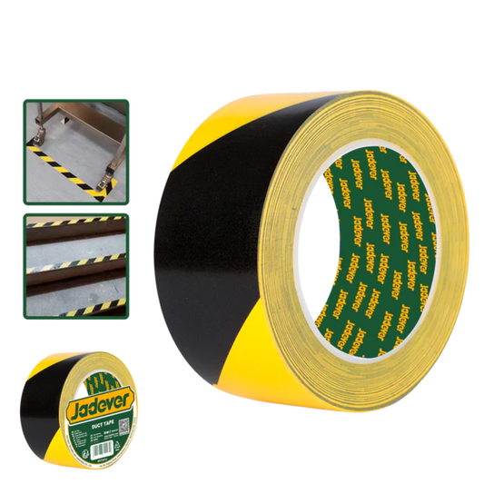 Jadever Yellow-Black Caution Tape 30m Durable & Versatile