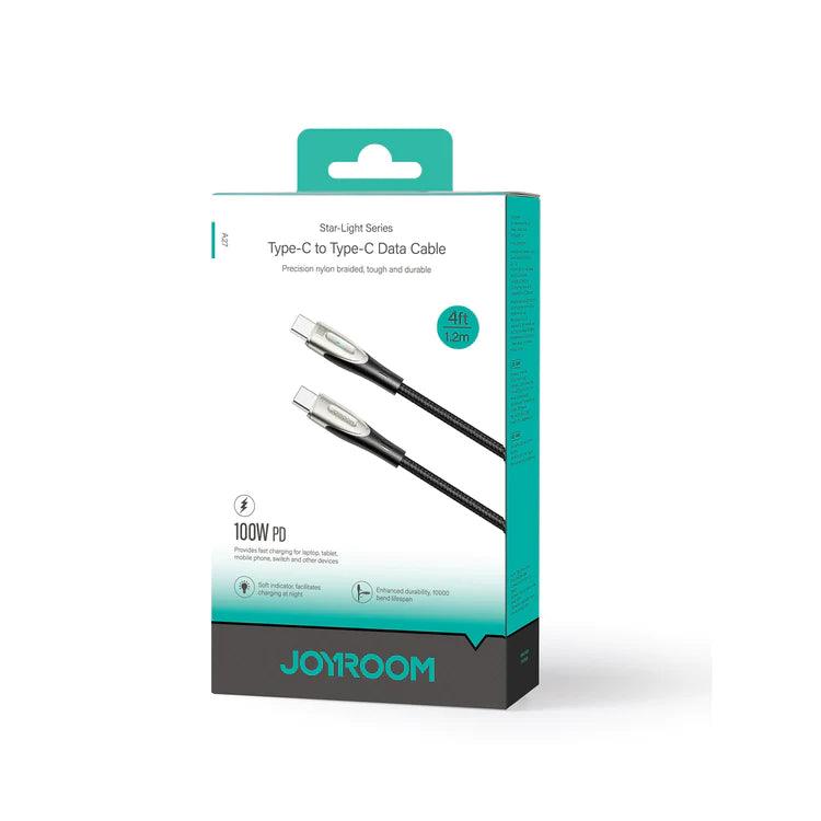 Joyroom 100W Data Cable Type C to Type C 1.2m - Black Joyroom 100W Data Cable Type C to Type C 1.2m - Black