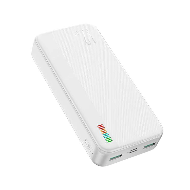 Joyroom 20000mAh PowerBank with Stylish Design 12W Fast Charging - White