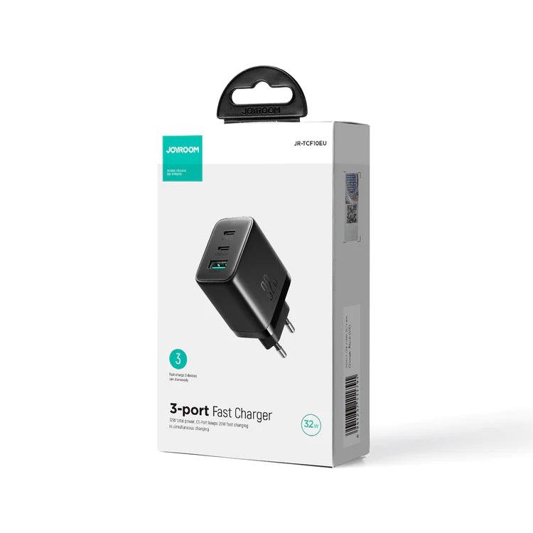 Joyroom 32W 2PD & QC Mini Fast Charger  Smart and Fast Charging 