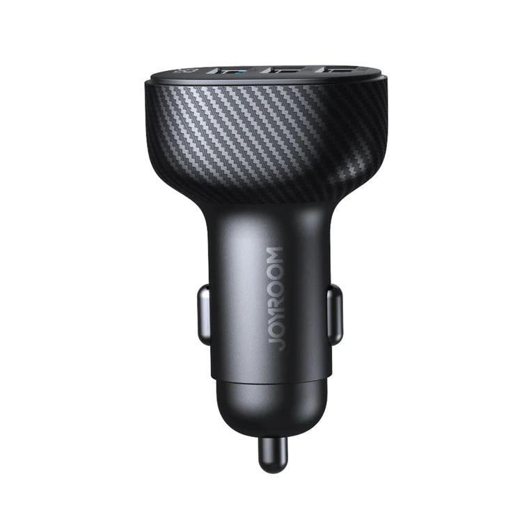 Joyroom 3USB 3.4A 17W Car Charger Fast & Safe Charging - Black Joyroom 3USB 3.4A 17W Car Charger Fast & Safe Charging - Black