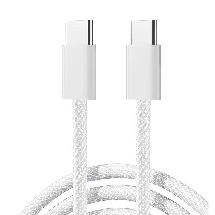 Joyroom Ben Series Type C to Type C 60W Fast Charging Cable 1m - White Joyroom Ben Series Type C to Type C 60W Fast Charging Cable 1m - White