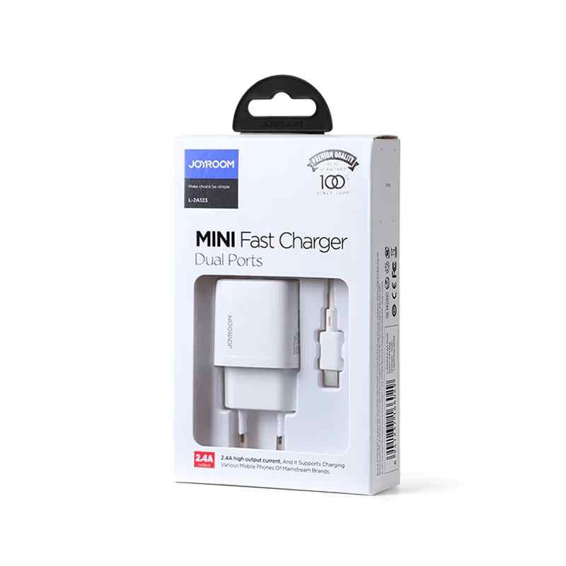 Joyroom Dual Ports Mini Fast Charger 