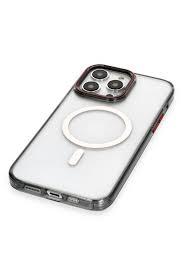 Joyroom JR BP004 Magnetic Case with Ring Holder - Black & Gray Joyroom JR BP004 Magnetic Case with Ring Holder - Black & Gray