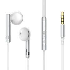 Joyroom JR EW06 Wired Half In Ear Metal Earbuds Powerful Sound - White