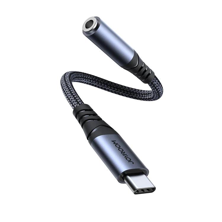 Joyroom Type C to 3.5mm Audio Adapter Clear Sound & Durable - Black Joyroom Type C to 3.5mm Audio Adapter Clear Sound & Durable - Black