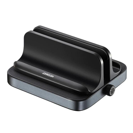 Joyroom Vertical Laptop Stand Adjustable Space & Saving Design - Black